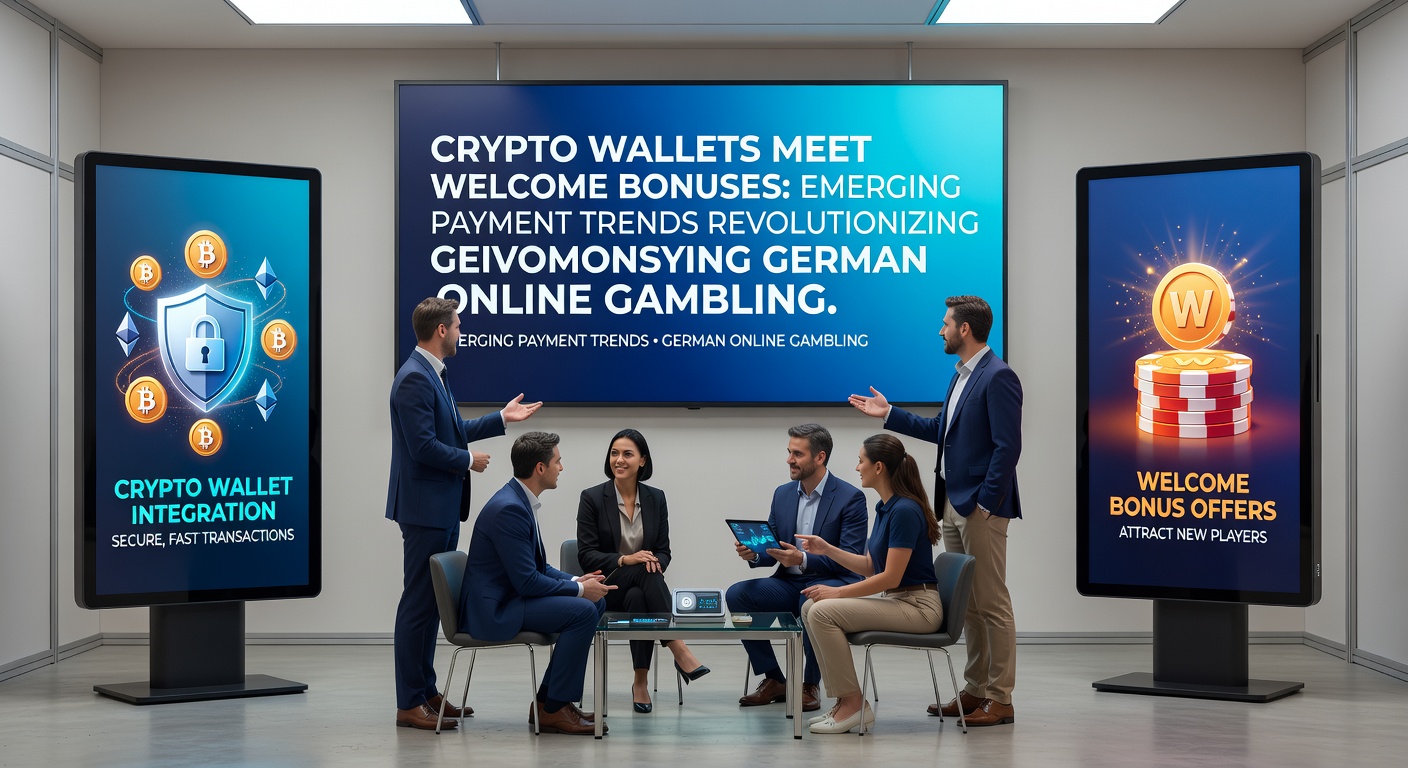 Grafik zu Krypto-Transaktionen und Bonusstrukturen in deutschen Online-Casinos mit Wallet-Integration