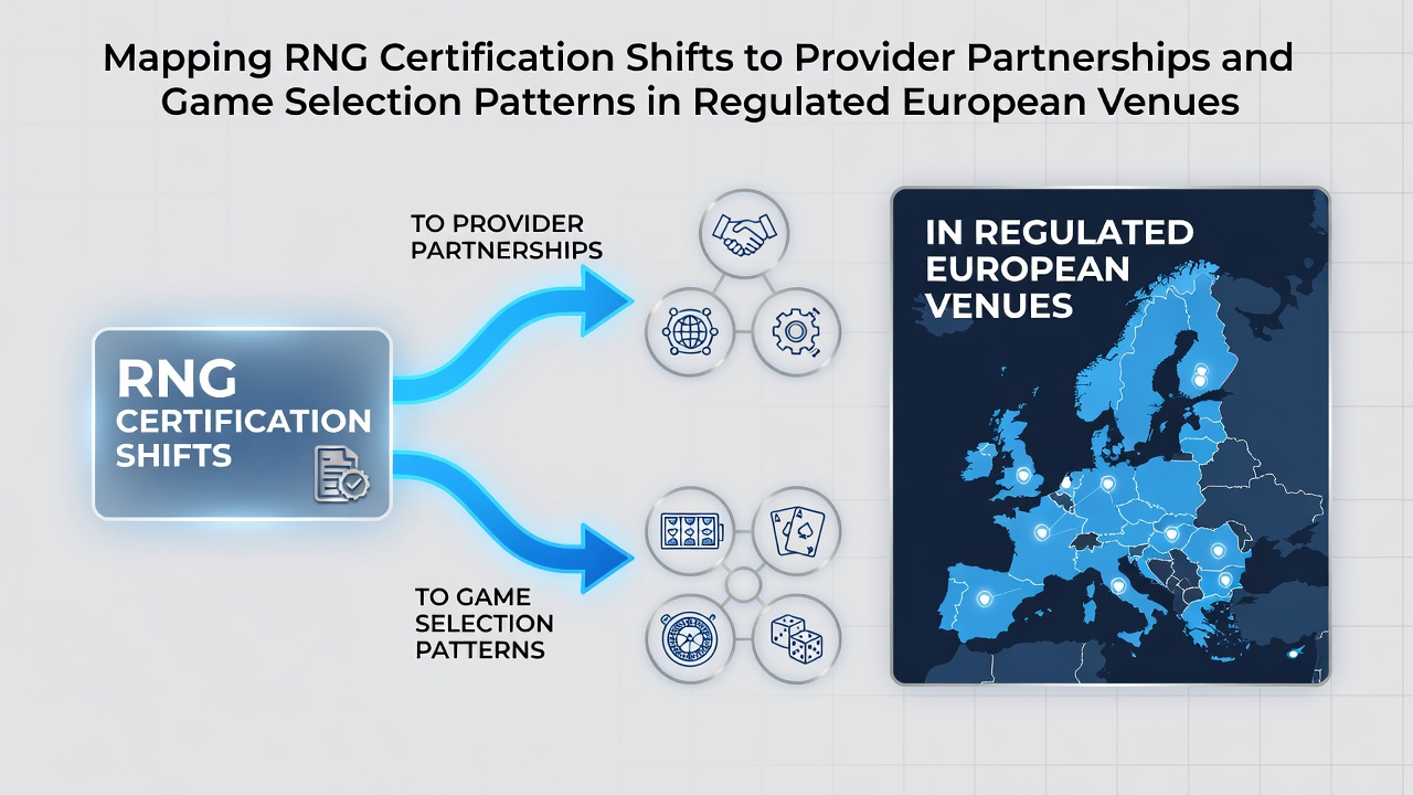 Darstellung von RNG-Zertifizierungsprozessen und Anbieterkooperationen in europäischen Casinos