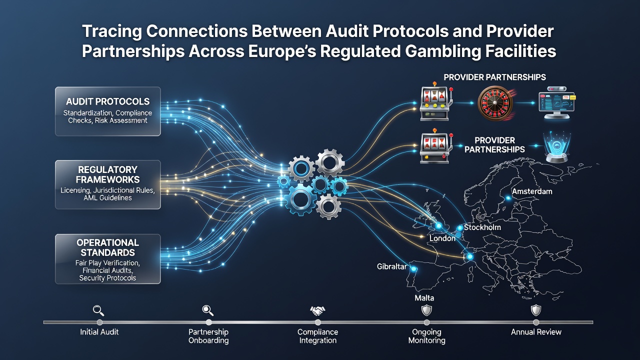 Audit-Protokolle und Partnerschaften in regulierten Einrichtungen Europas